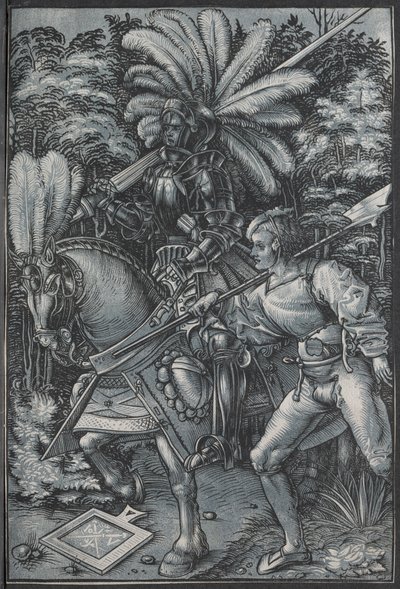 Il cavaliere e il lanzichenecco da Hans Wechtlin