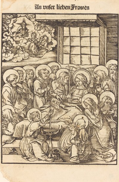 La morte della Vergine da Hans Wechtlin I