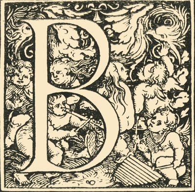 B - Un alfabeto di Hans Weiditz, c1520-1521, 1908 da Hans Weiditz