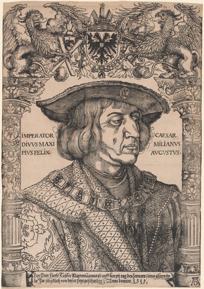 Imperatore Massimiliano I da Hans Weiditz, II, after Albrecht Dürer