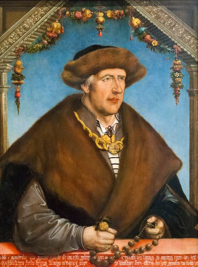 Ritratto di Christoph van Laiming da Hans Wertinger