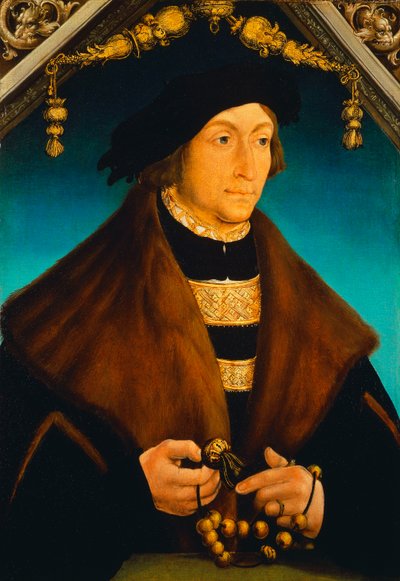 Ritratto del conte palatino Giorgio di Wittelsbach, vescovo di Spira da Hans Wertinger