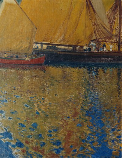 Mattina nel porto di Lussin da Hans Wilt