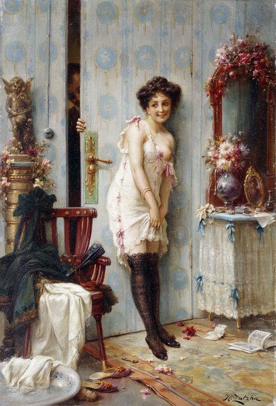 Il visitatore amoroso da Hans Zatzka