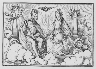 Una predizione del regno di Cristo, Salmo CX, 1 da Hans after Holbein the Younger