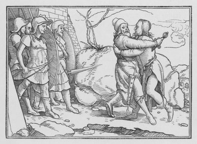 Amasa è Ucciso da Joab, 2 Samuele XX, 10 da Hans after Holbein the Younger
