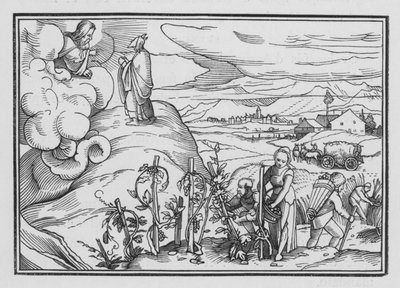 Alcune Leggi Morali e Cerimoniali Comandate da Dio, Levitico XIX, 1, 2 da Hans after Holbein the Younger