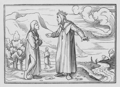 Davide Salva Keila, 1 Samuele XXIII, 5 da Hans after Holbein the Younger