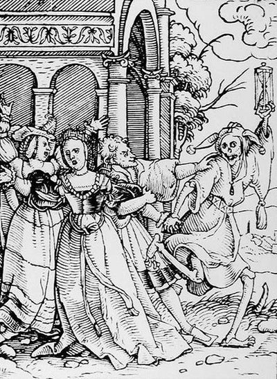 La Morte e il Cortigiano, da La Danza della Morte, inciso da Hans Lutzelburger, c.1538 da Hans after Holbein the Younger