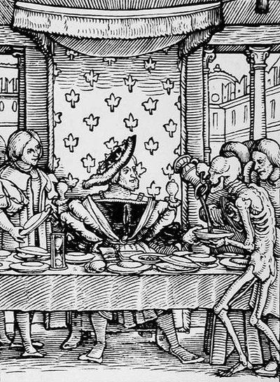 La Morte e il Re, da La Danza della Morte, inciso da Hans Lutzelburger, c.1538 da Hans after Holbein the Younger