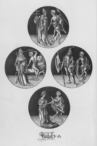 La danza della morte di Holbein da Hans after Holbein the Younger