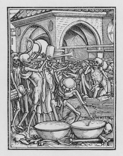 La danza della morte di Holbein: Un cimitero da Hans after Holbein the Younger