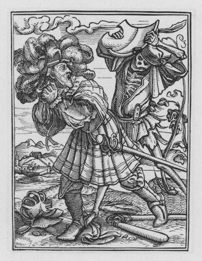 La danza della morte di Holbein: Il conte da Hans after Holbein the Younger