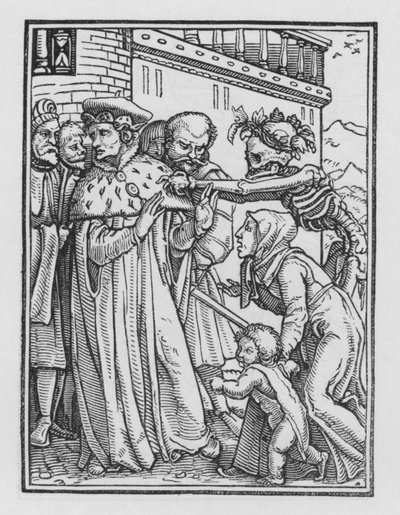 La danza della morte di Holbein: Il duca da Hans after Holbein the Younger
