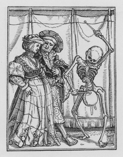 La danza della morte di Holbein: La novella sposa da Hans after Holbein the Younger