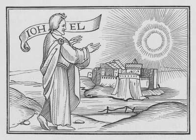 Gioele predice la distruzione di Gerusalemme, Gioele I, 14 da Hans after Holbein the Younger
