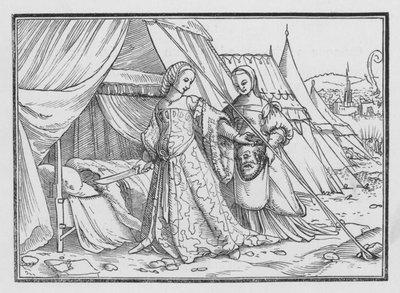 Giuditta taglia la testa di Oloferne, Giuditta XIII, 8 da Hans after Holbein the Younger