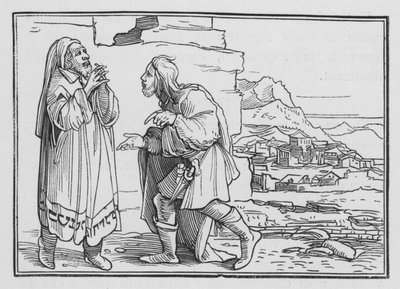 Neemia Piange, Digiuna e Prega, Neemia I, 3 da Hans after Holbein the Younger