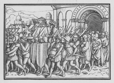 Shishak Saccheggia Gerusalemme, 2 Cronache XII, 9 da Hans after Holbein the Younger