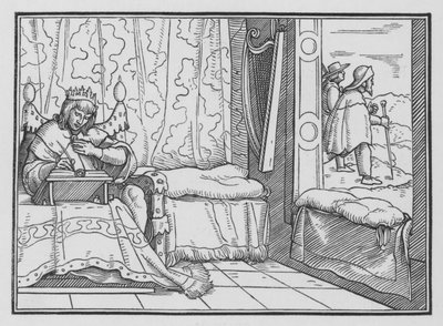 La felicità dei pii, Salmo I, 1 da Hans after Holbein the Younger