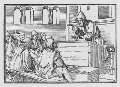 La profezia di Amos, Amos I, 1 da Hans after Holbein the Younger