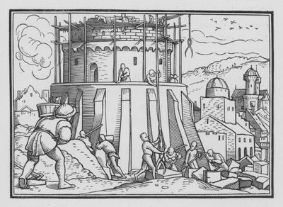 La Torre di Babele, Genesi XI, 4 da Hans after Holbein the Younger