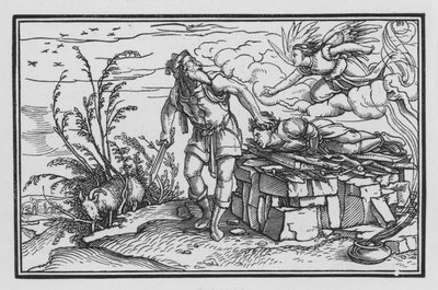 La Prova della Fede di Abramo, Genesi XXII, 10 da Hans after Holbein the Younger
