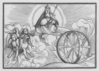 La visione di Ezechiele, Ezechiele I, 28 da Hans after Holbein the Younger