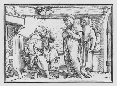 Tobia diventa cieco, Tobia II, 10 da Hans after Holbein the Younger