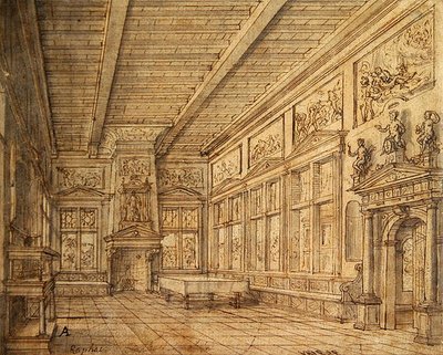 Interno di una sala da Hans or Jan Vredeman de Vries