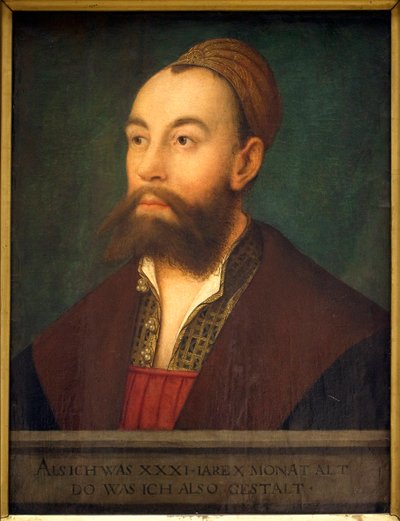 Ritratto del banchiere Anton Fugger (1493-1560) (nel testo: rappresentato come era all