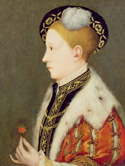 Re Edoardo VI da Hans school of Holbein