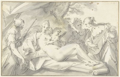Venere tra le arti e le scienze da Hans von Aachen