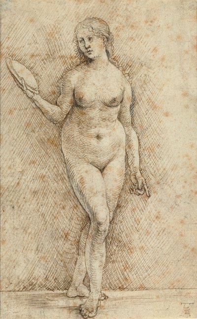 Nudo con specchio (Vanitas) da Hans von Kulmbach