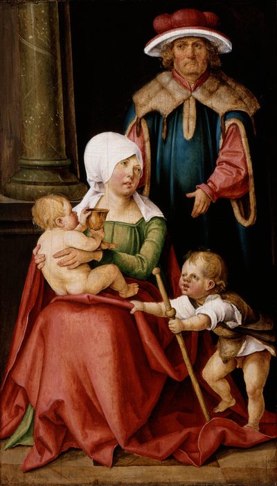 Maria Salome e Zebedeo con i loro figli Giacomo il Maggiore e Giovanni l