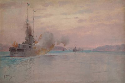 Il bombardamento navale russo del Bosforo da Hansen
