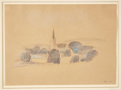 Vista verso la Chiesa di Svanninge da Harald Giersing