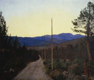 Testa di campagna, Landevei da Harald Oscar Sohlberg