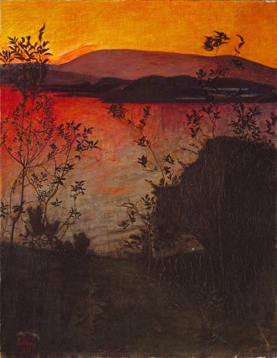 Bagliore serale da Harald Oscar Sohlberg