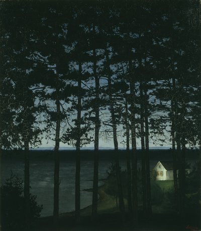 Cottage del pescatore, 1906 da Harald Oscar Sohlberg