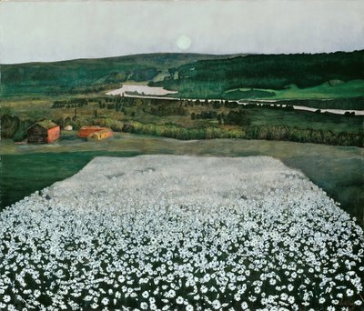 Prato fiorito nel Nord da Harald Oscar Sohlberg