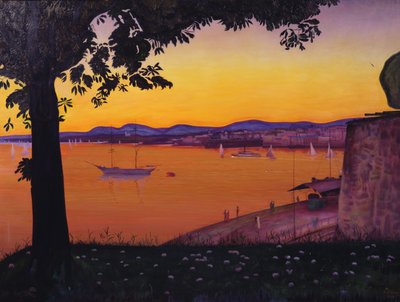 Dal forte di Akershus da Harald Oscar Sohlberg