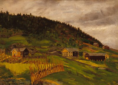 Da Hegge in Valdres da Harald Oscar Sohlberg