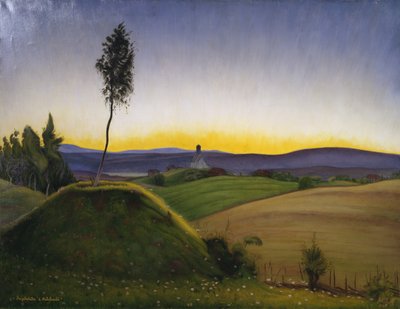 Paesaggio storico da Harald Oscar Sohlberg
