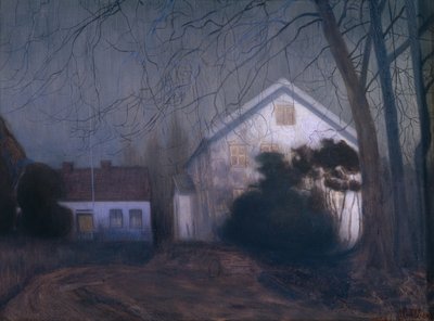 Atmosfera al chiaro di luna da Harald Oscar Sohlberg