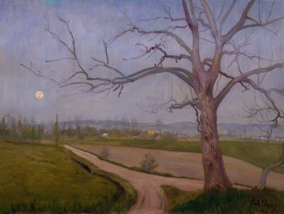 Sera di primavera a Vestre Aker da Harald Oscar Sohlberg