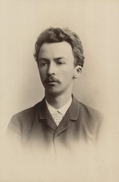 Ritratto di Vilhelm Hammershøi da Harald Riise