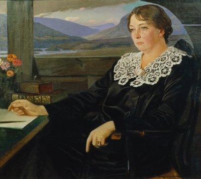Autore Sigrid Undset da Harald Slott Moller