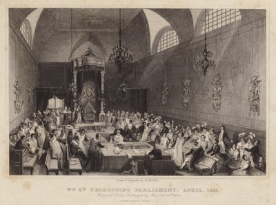 Re Guglielmo IV proroga il parlamento, aprile 1831 da Harden Sidney Melville