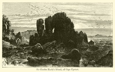 Isola di Sir Charles Hardy, al largo di Cape Upstart da Harden Sidney Melville